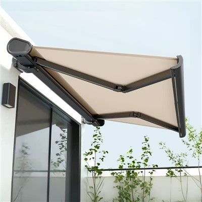 Gebogene einziehbare Markise