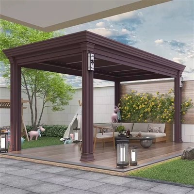 Pergola mit Lamellen für den Außenbereich