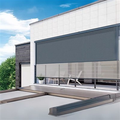 Intelligente winddichte Rollos für den Außenbereich