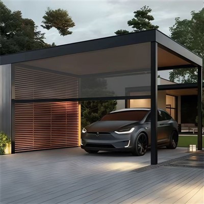 Winddichter Outdoor-Roller für den Wintergarten