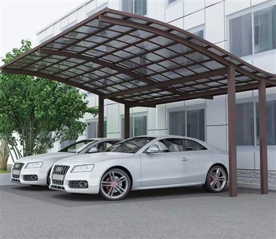 Dachcarport aus Polycarbonat