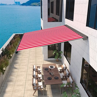 Angetriebene Markise für die Terrasse
